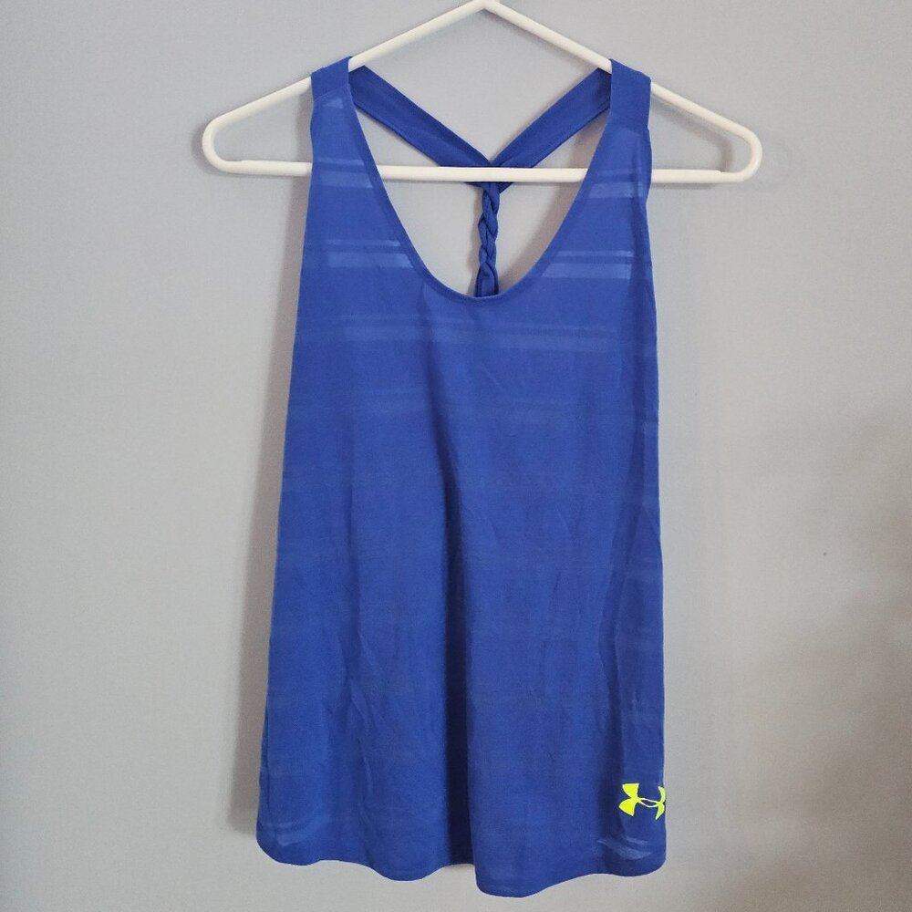 Under Armour Heat Gear Running Tank - Blue